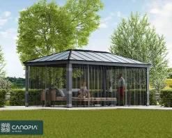 Palram - Canopia Moustiquaire pour tonnelle Dallas 6100- Moustiquaire Pour Tonnelle Et Pergola