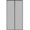 KOCOON Moustiquaire rideau aimanté noir 120 x 220 cm- Moustiquaire Pour Porte