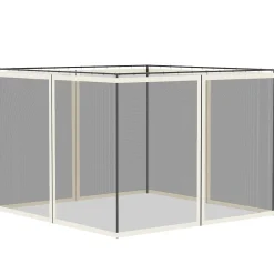 Outsunny Moustiquaire Pour Tonnelle Et Pergola<Moustiquaires pour tonnelle barnum pavillon de jardin 3x3m nylon noir