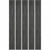 Decoon Panneau Tasseau Bois<Mur TV - Lot de 5 Panneaux tasseaux bois 250 x 30 x 1,9 cm - décor marbre noir/feutrine noir - 3,75m²