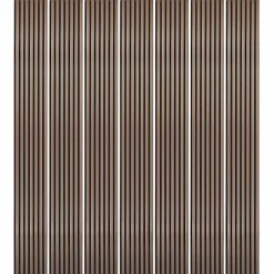 Decoon Mur TV - Lot de 7 Panneaux tasseaux bois 250 x 30 x 1,9 cm - rose gold/feutrine noir - 5,25m²- Panneau Tasseau Bois