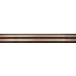 Decoon Mur TV - Lot de 7 Panneaux tasseaux bois 250 x 30 x 1,9 cm - rose gold/feutrine noir - 5,25m²- Panneau Tasseau Bois