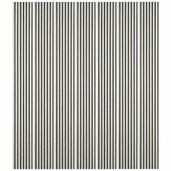 Decoon Panneau Tasseau Bois<Mur TV - Lot de 7 Panneaux tasseaux bois 250 x 30 x 1,9 cm - décor marbre blanc/feutrine noir - 5,25m²