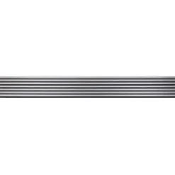 Decoon Panneau Tasseau Bois<Mur TV - Lot de 5 Panneaux tasseaux bois 250 x 30 x 1,9 cm - alu/feutrine noir - 3,75m²