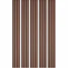 Decoon Panneau Tasseau Bois<Mur TV - Lot de 5 Panneaux tasseaux bois 250 x 30 x 1,9 cm - terracotta/feutrine noir - 3,75m²
