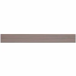 Decoon Panneau Tasseau Bois<Mur TV - Lot de 7 Panneaux tasseaux bois 250 x 30 x 1,9 cm - rose pastel/feutrine noir - 5,25m²