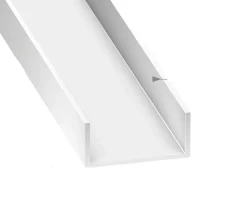 CQFD Nez de cloison - PVC blanc - 20 x 54 mm, L. 2,6 m- Accesoire Pour Volet