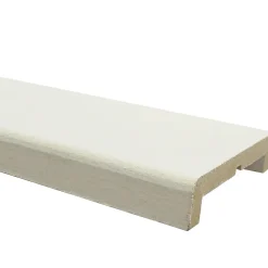 Nez de cloison en MDF prépeint blanc 11X103mm L.2,50m- Moulure