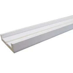 Nez de cloison en MDF prépeint blanc 11X103mm L.2,50m- Moulure