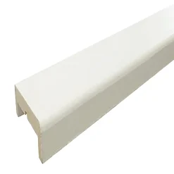 Nez de cloison en MDF prépeint blanc 11X103mm L.2,50m- Moulure