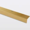 GoodHome Nez de marche en aluminium décor doré mat 35 x 25 x 900 mm.- Nez De Marche|Nez De Marche
