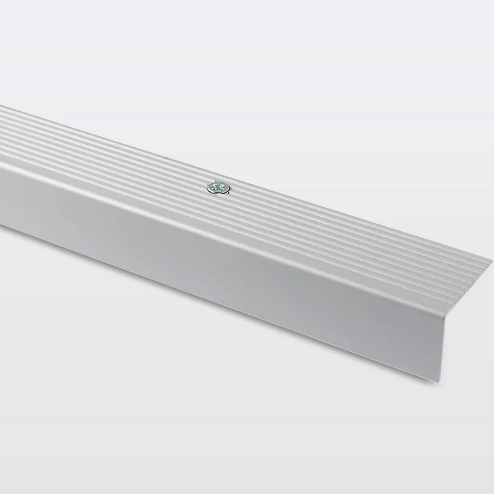 GoodHome Nez De Marche|Nez De Marche<Nez de marche en aluminium décor métal mat 35 x 25 x 900 mm.