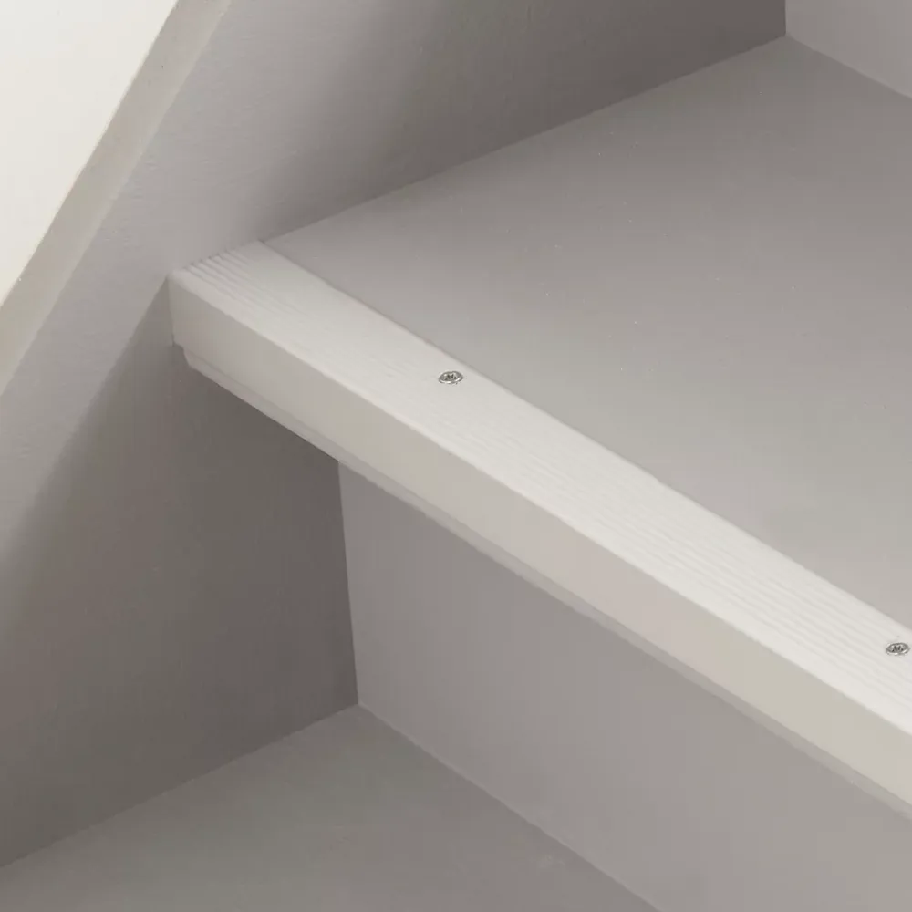 GoodHome Nez De Marche|Nez De Marche<Nez de marche en aluminium décor métal mat 35 x 25 x 900 mm.