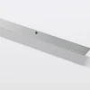 GoodHome Nez De Marche|Nez De Marche<Nez de marche en aluminium décor métal brillant 25 x 20 x 900 mm.