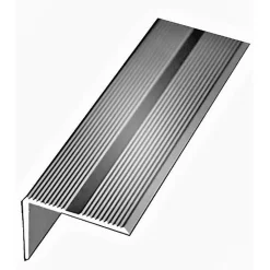 Klose Besser Nez De Marche|Nez De Marche<Nez de Marche Escalier KLOSE aluminium anodisé argent 42 mm x 22 mm - 1Mètre50