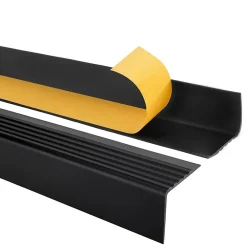 Quest Nez De Marche|Nez De Marche<Nez de marche PVC 50x42mm, , profilé d'escalier RGP, auto-adhésif, antidérapant, d'escalier-protection, noir, 2m