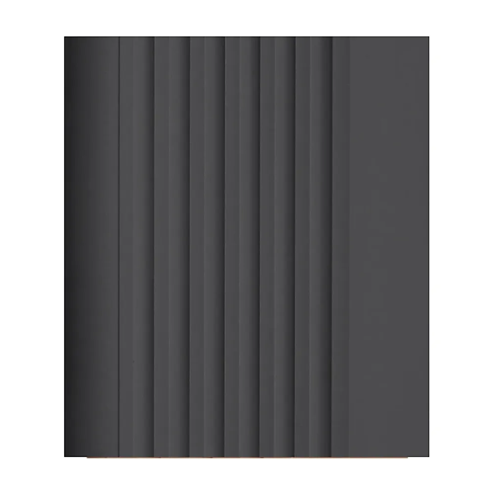 Quest Nez de marche PVC 52x40mm, , profilé d'escalier RGPT, antidérapant, d'escalier-protection, noir, 1.5m- Nez De Marche|Nez De Marche