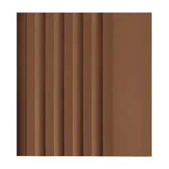 Quest Nez de marche PVC 52x40mm, , profilé d'escalier RGP, antidérapant, d'escalier-protection, marron, 1.5m- Nez De Marche|Nez De Marche