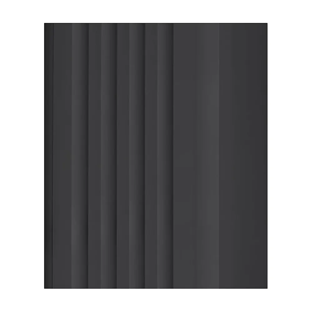 Quest Nez de marche PVC 48x42mm, , profilé d'escalier PMW, auto-adhésif, antidérapant, d'escalier-protection, noir, 1.1m- Nez De Marche|Nez De Marche