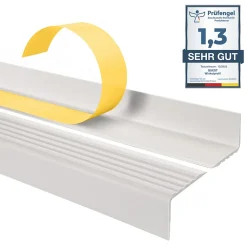 Quest Nez De Marche|Nez De Marche<Nez de marche PVC 40x25mm, , profilé d'escalier ND, auto-adhésif, antidérapant, d'escalier-protection, blanc, 2m
