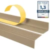Quest Nez De Marche|Nez De Marche<Nez de marche PVC 40x25mm, , profilé d'escalier ND, auto-adhésif, antidérapant, d'escalier-protection, beige, 1.3m