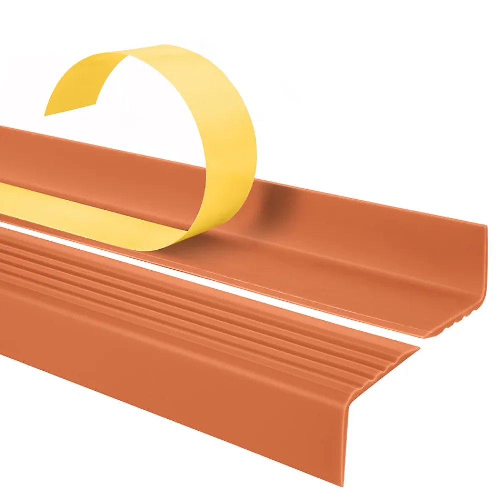 Quest Nez De Marche|Nez De Marche<Nez de marche PVC 40x25mm, , profilé d'escalier ND, auto-adhésif, antidérapant, d'escalier-protection, La brique, 1.8m
