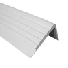 Quest Nez de marche PVC 45x50mm, , profilé d'escalier RO, antidérapant, d'escalier-protection, gris, 1.5m- Nez De Marche|Nez De Marche