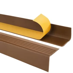 Quest Nez De Marche|Nez De Marche<Nez de marche PVC 50x42mm, , profilé d'escalier RGP, auto-adhésif, antidérapant, d'escalier-protection, marron, 0.7m