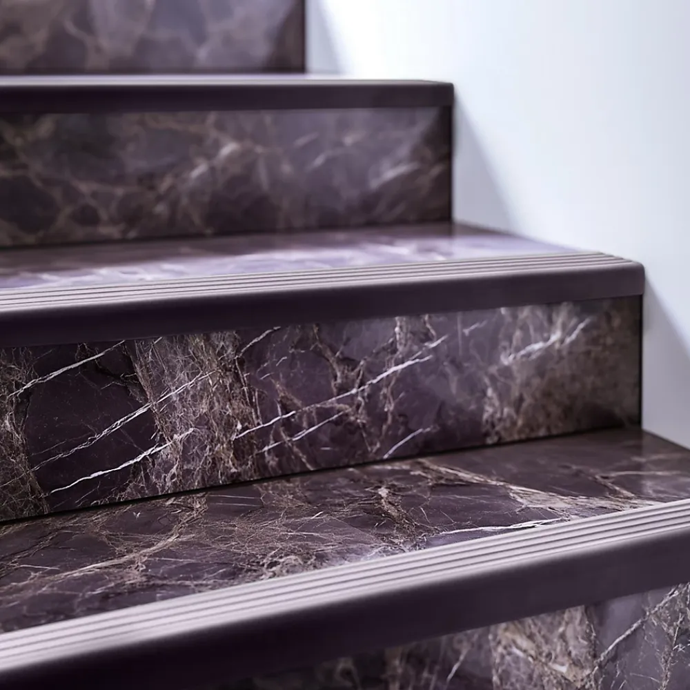 Quest Nez De Marche|Nez De Marche<Nez de marche PVC 40x25mm, , profilé d'escalier ND, auto-adhésif, antidérapant, d'escalier-protection, violet, 0.9m