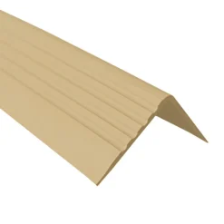Quest Nez de marche PVC 50x42mm, , profilé d'escalier RGP, auto-adhésif, antidérapant, d'escalier-protection, crémeux, 0.9m- Nez De Marche|Nez De Marche