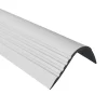 Quest Nez de marche PVC 52x40mm, , profilé d'escalier RGPT, antidérapant, d'escalier-protection, gris, 1.5m- Nez De Marche|Nez De Marche