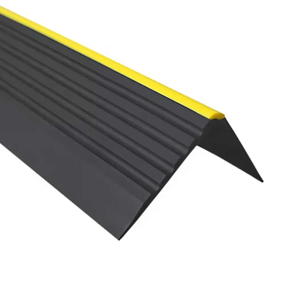 Quest Nez De Marche|Nez De Marche<Nez de marche PVC 48x42mm, , profilé d'escalier RD-ON, auto-adhésif, antidérapant, d'escalier-protection, noir, 1.3m