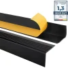Quest Nez De Marche|Nez De Marche<Nez de marche PVC 50x42mm, , profilé d'escalier RGP, auto-adhésif, antidérapant, d'escalier-protection, noir, 1m
