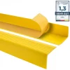 Quest Nez De Marche|Nez De Marche<Nez de marche PVC 50x50mm, , SST, profilé d'escalier RGP-O, auto-adhésif, antidérapant, d'escalier-protection, jaune, 1.8m