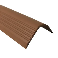Quest Nez De Marche|Nez De Marche<Nez de marche PVC 52x40mm, , profilé d'escalier RGPT, antidérapant, d'escalier-protection, marron, 1.5m