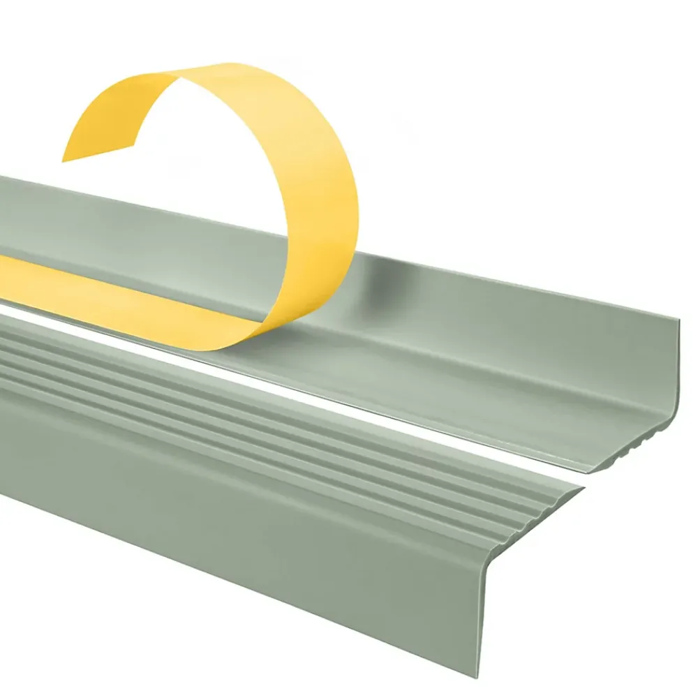 Quest Nez De Marche|Nez De Marche<Nez de marche PVC 40x25mm, , profilé d'escalier ND, auto-adhésif, antidérapant, d'escalier-protection, vert clair, 0.7m
