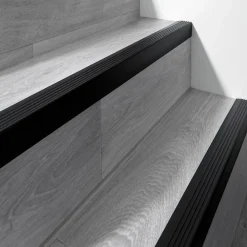 Quest Nez De Marche|Nez De Marche<Nez de marche PVC 52x40mm, , profilé d'escalier RGP, antidérapant, d'escalier-protection, noir, 1.5m