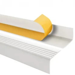 Quest Nez De Marche|Nez De Marche<Nez de marche PVC 50x42mm, , profilé d'escalier RGP, auto-adhésif, antidérapant, d'escalier-protection, blanc, 1.5m