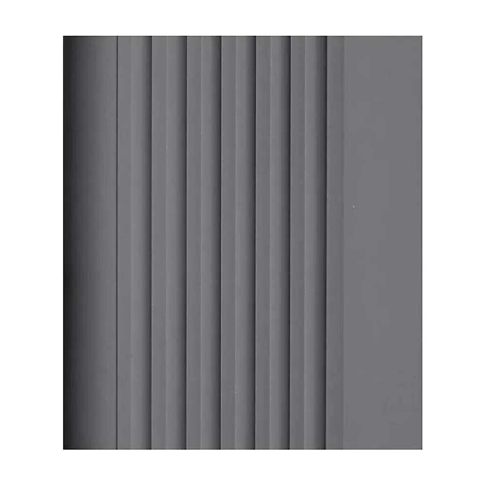 Quest Nez de marche PVC 52x40mm, , profilé d'escalier RGPT, antidérapant, d'escalier-protection, gris foncé, 1.5m- Nez De Marche|Nez De Marche