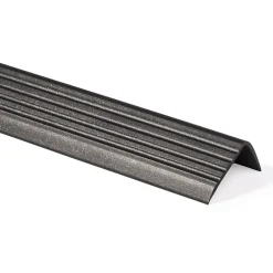 Quest Nez De Marche|Nez De Marche<Nez de marche PVC 40x25mm, , profilé d'escalier ND, auto-adhésif, antidérapant, d'escalier-protection, noir-argent, 1.1m