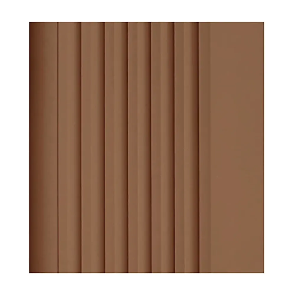 Quest Nez de marche PVC 52x40mm, , profilé d'escalier RGPD, antidérapant, d'escalier-protection, marron, 1.5m- Nez De Marche|Nez De Marche