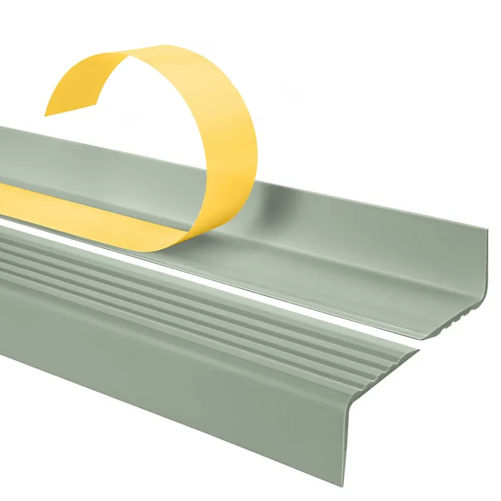 Quest Nez De Marche|Nez De Marche<Nez de marche PVC 40x25mm, , profilé d'escalier ND, auto-adhésif, antidérapant, d'escalier-protection, vert clair, 1.1m