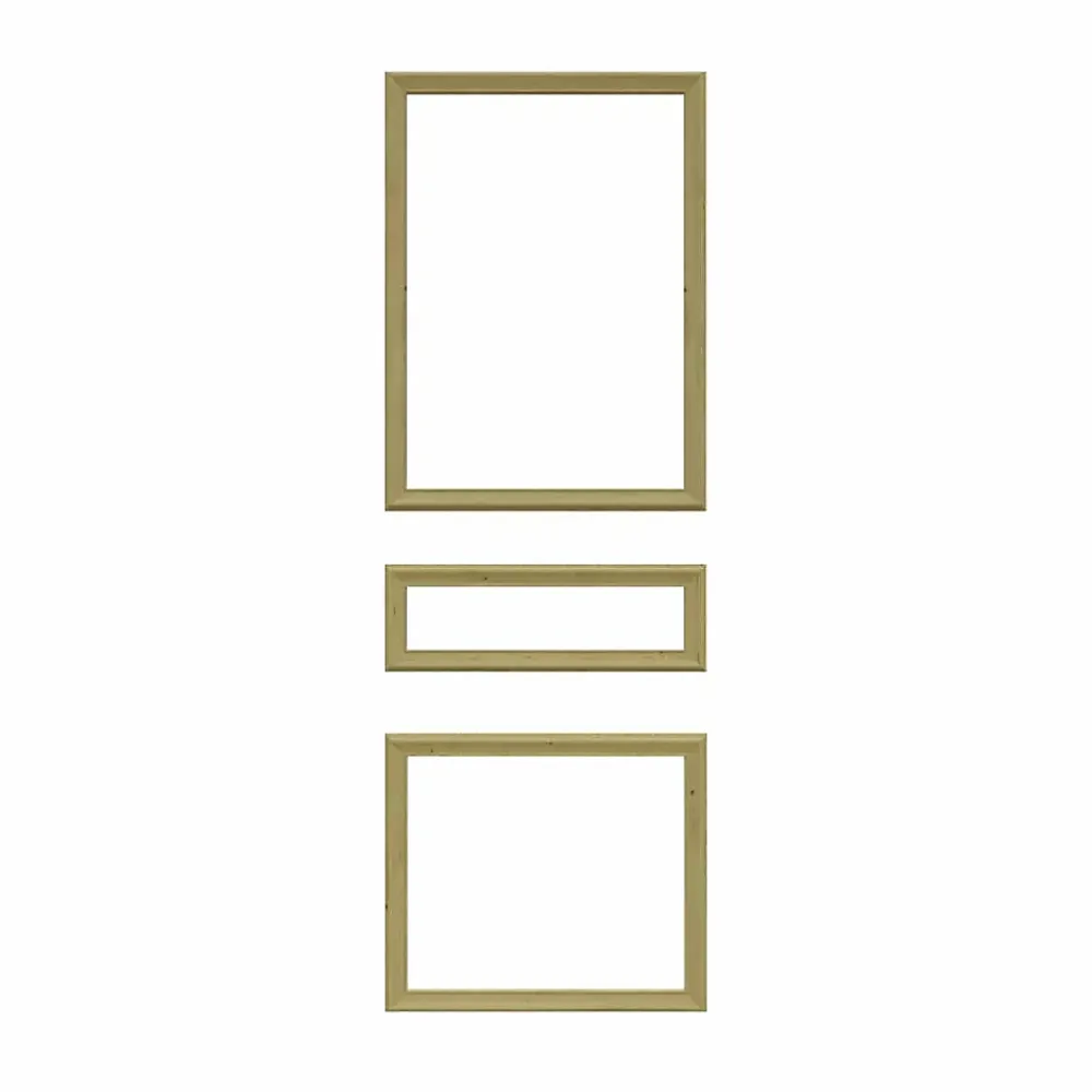 Nordlinger Pro Kit Moulures de Porte 790520 Bois naturel Porte de 73 et 83 cm Décoration porte- Moulure