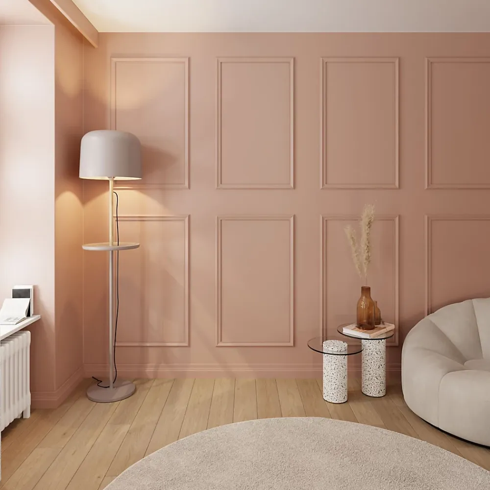 Nordlinger Pro Kit moulure décor 8 - 220 à 300cm - Bois massif pour habillage mur complet- Moulure