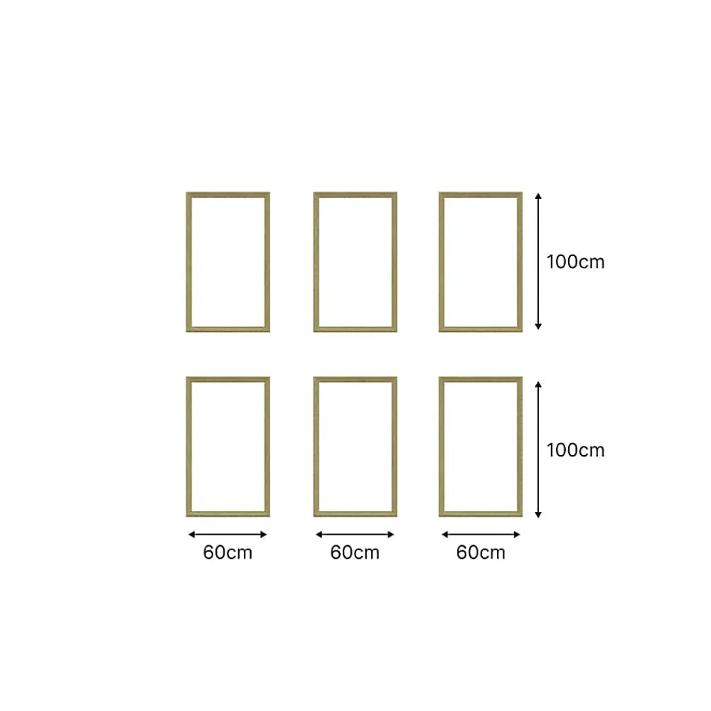 Nordlinger Pro Kit moulure décor 8 - 220 à 300cm - Bois massif pour habillage mur complet- Moulure