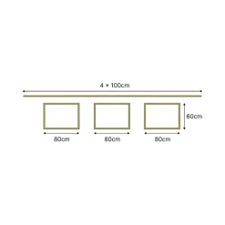 Nordlinger Pro Moulure<Kit Moulures Soubassement 790518 Bois naturel 3 m Décoration intérieure