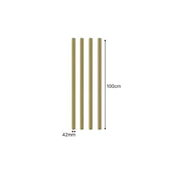 Nordlinger Pro Moulure<lot de 4 - Moulure droite classique 42mm x 100cm
