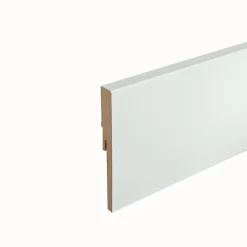 Nordlinger Pro Plinthe Bois|Plinthe Bois<Lot de 5 Plinthes droite blanche 7.5 cm x 240 cm