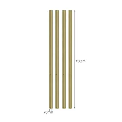 Nordlinger Moulure<PRO Moulure droite large 70mm x 150cm en lot de 4
