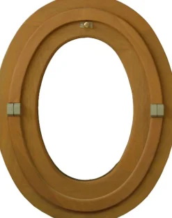 Gd Menuiseries Fenêtre Bois<Oeil De Boeuf Bois Ovale H65 X L50 Côte Tableau